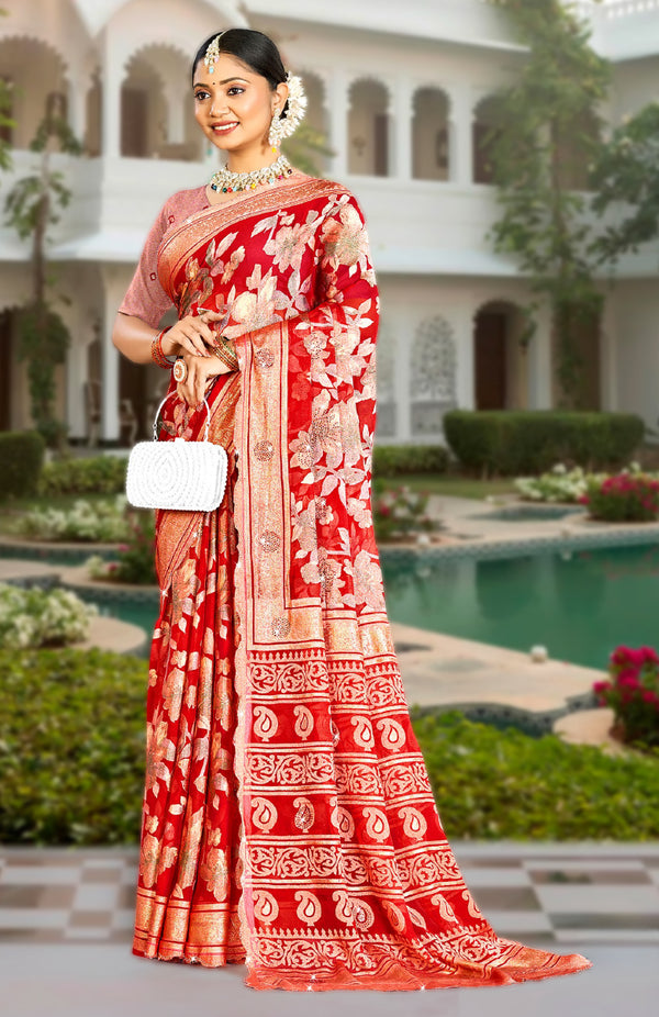 Brassique Brasso Saree For Festive Wear
