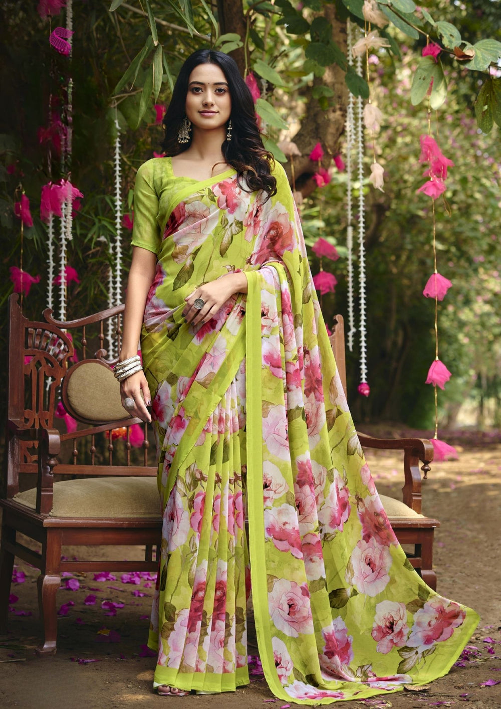 Blushira Georgette Saree for Daily Wear