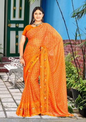 Avenza Chiffon Saree For Daily Wear