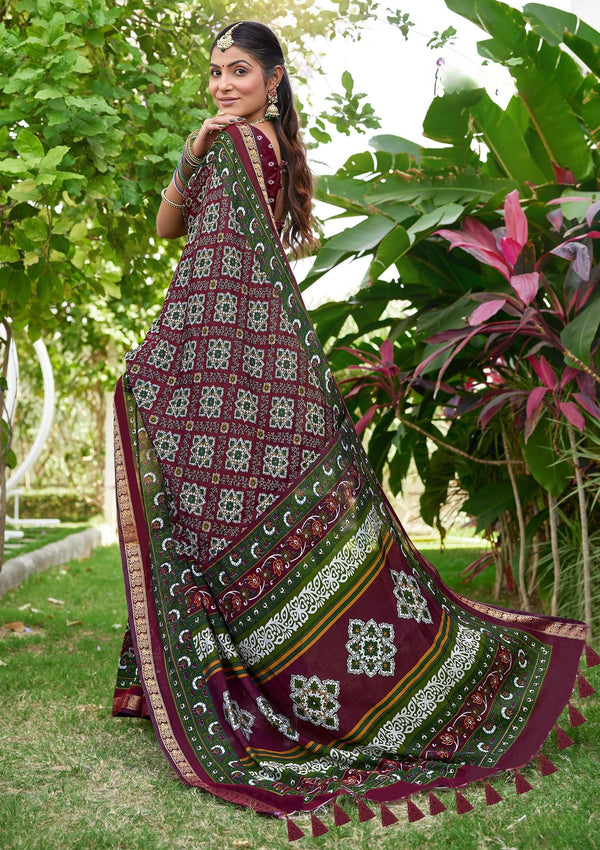 Saanjh Prints Cotton Saree For Daily Wear