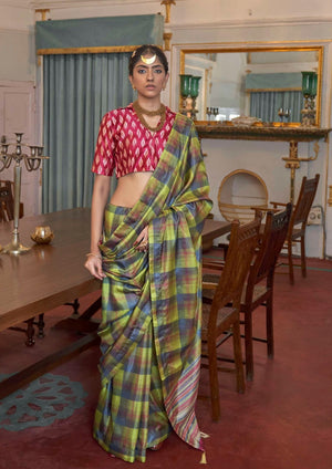 Linobloom Linen Saree for Wedding Wear