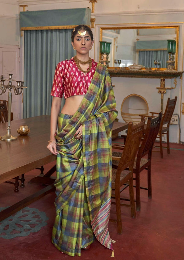 Linobloom Linen Saree for Wedding Wear