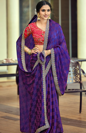 Zerina Satin Saree for Festive Wear