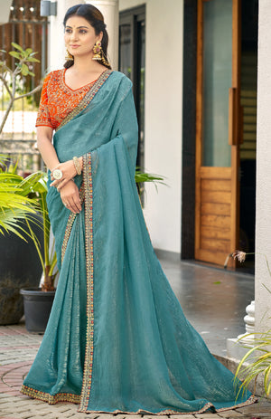 Mehera Satin Saree for Festive Wear