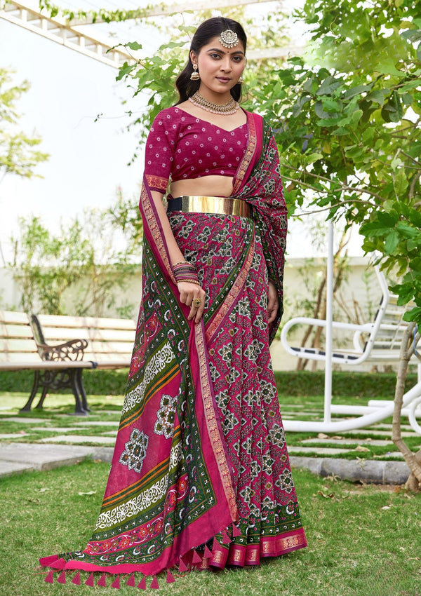 Saanjh Prints Cotton Saree For Daily Wear