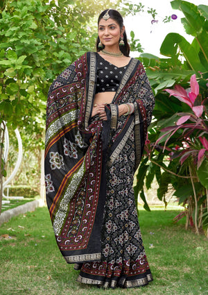 Saanjh Prints Cotton Saree For Daily Wear