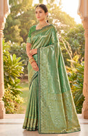 Trinaya Tissue Saree for Festive Wear