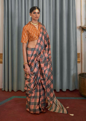 Linobloom Linen Saree for Wedding Wear