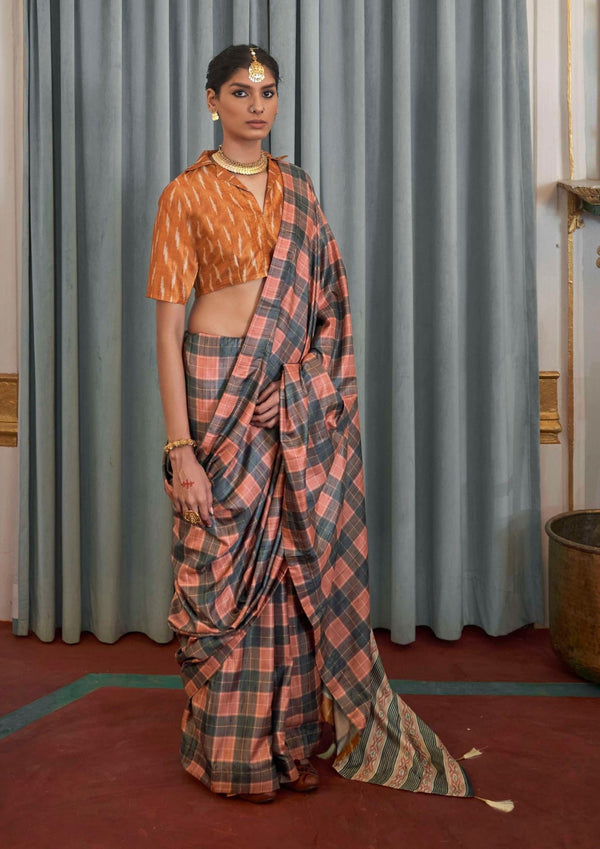 Linobloom Linen Saree for Wedding Wear