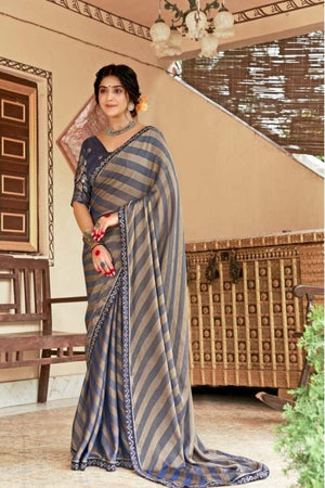 Desert Waves Silk Saree For Daily Wear
