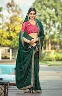 Zerina Satin Saree for Festive Wear