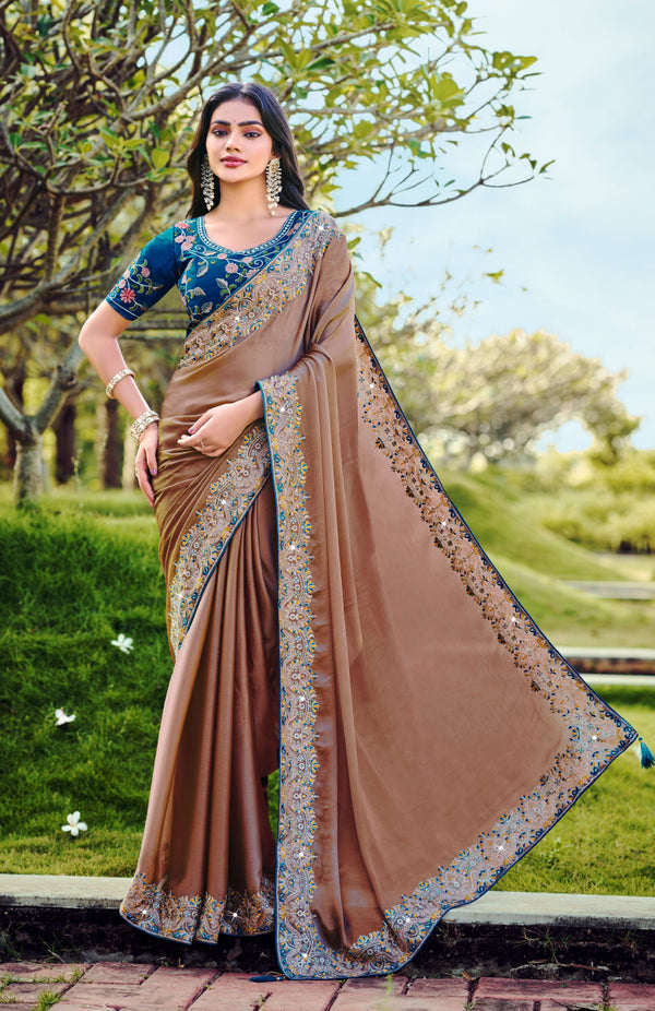 Alankar Georgette Saree For Wedding Wear