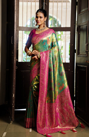 Sparkle Silk Saree For Festive Wear