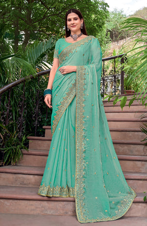 Organelle Luxe Organza Saree For Festive Wear