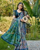 Munnar Silk Bloom Saree For Semi Formal Wear