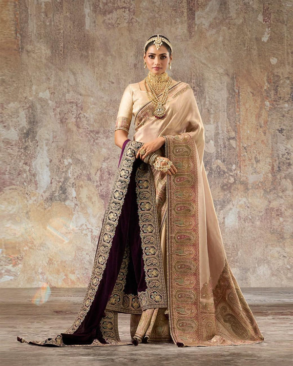 Katan Maharani Satin Silk Saree For Wedding Wear