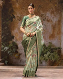Tissue Elanza Silk Saree For Festive Wear