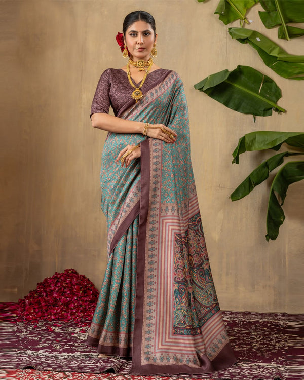 Kashmirica Cotton Saree For Daily Wear