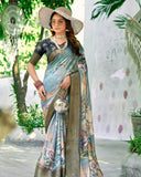 Modern Print Georgette Saree For Semi Formal Wear