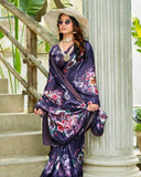 Georgette Digital Grace Saree For Semi Formal Wear