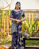 Silk Rosetta Saree For Semi Formal Wear