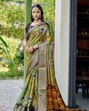 Munnar Silk Bloom Saree For Semi Formal Wear