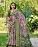 Munnar Silk Bloom Saree For Semi Formal Wear