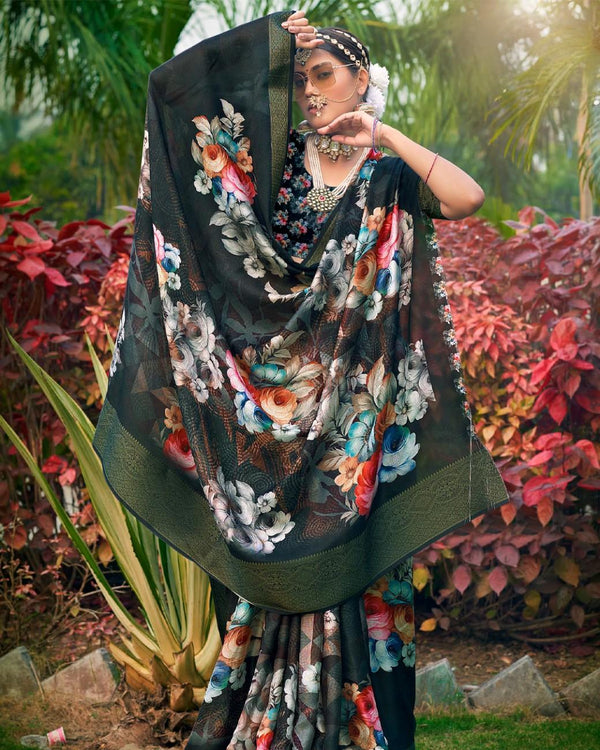 Urbangeorgette Saree For Semi Formal