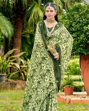 Royal Georgette Saree For Semi Formal Wear