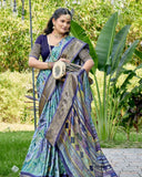 Munnar Silk Bloom Saree For Semi Formal Wear
