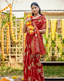 Silk Rosetta Saree For Semi Formal Wear