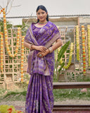 Silk Floral Elina Saree For Semi Formal Wear