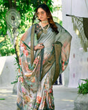 Modern Print Georgette Saree For Semi Formal Wear