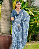 Royal Georgette Saree For Semi Formal Wear