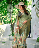 Modern Print Georgette Saree For Semi Formal Wear
