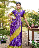Silk Floric Mist Saree For Semi Formal Wear