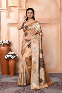 Rawsilk Printheritage Silk Saree For Daily Wear