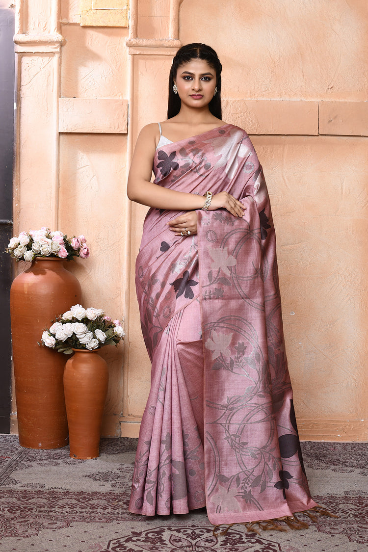 Rawsilk Printheritage Silk Saree For Daily Wear