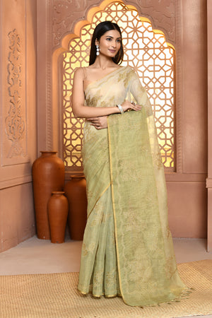 Netaura  Luxe Cotton Saree For Festive Wear