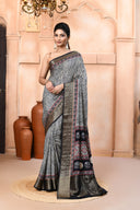 Zaribloom Soft Silk Saree For Semi Formal Wear