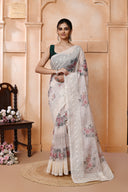 Supernet Loomresham Cotton Saree For Festive Wear