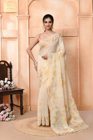Linen Aarigrace Saree For Festive Wear