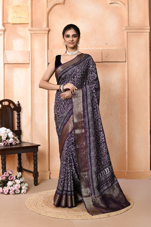 Zariedge Soft Silk Saree For Daily Wear