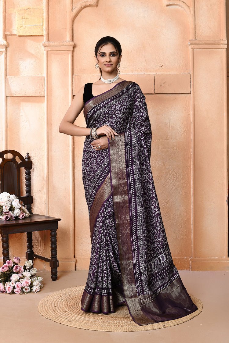 Zariedge Soft Silk Saree For Daily Wear