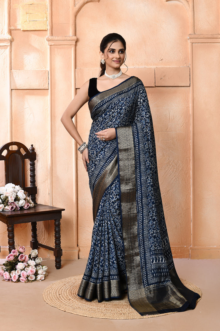 Zariedge Soft Silk Saree For Daily Wear