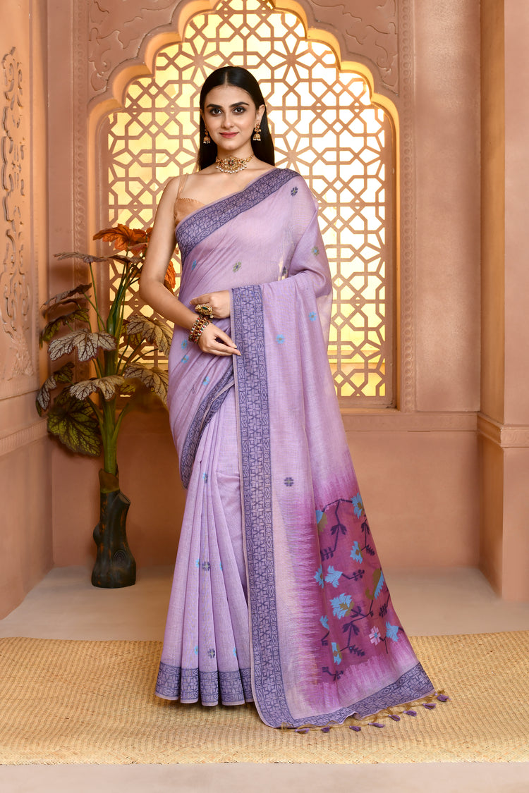 Jamdhani Resham Cotton Saree For Semi Formal Wear