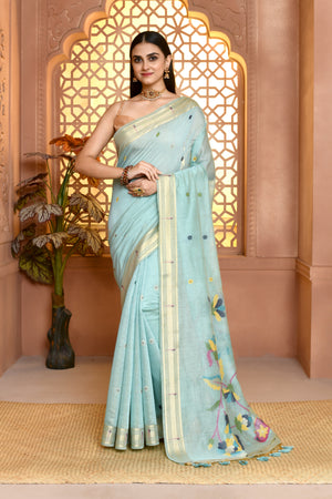 Jamdhani Muniyagrace Cotton Saree For Semi Formal Wear