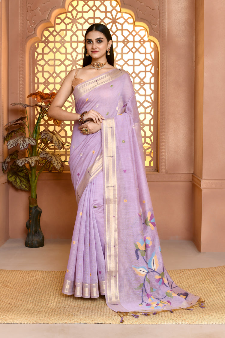 Jamdhani Muniyagrace Cotton Saree For Semi Formal Wear