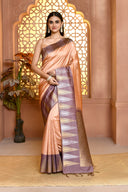Softsilk Templebhutta Silk Saree For Semi Formal Wear