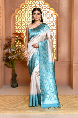 Zarivarnika Soft Silk Silk Saree For Semi Formal Wear
